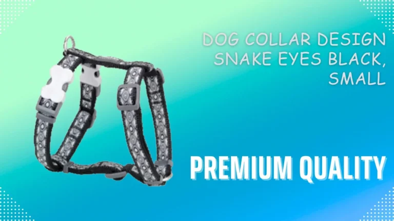 Dog Collar Design Snake Eyes Black, Small
