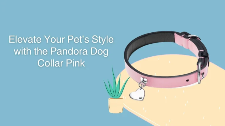 Pandora Dog Collar Pink
